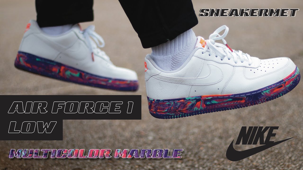 af1 multicolor marble