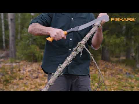 Fiskars How to use WoodXpert XA3 Brush hook