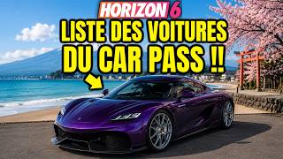 FORZA HORIZON 6 : ON CONNAIT MAINTENANT LA LISTE DES VOIT...