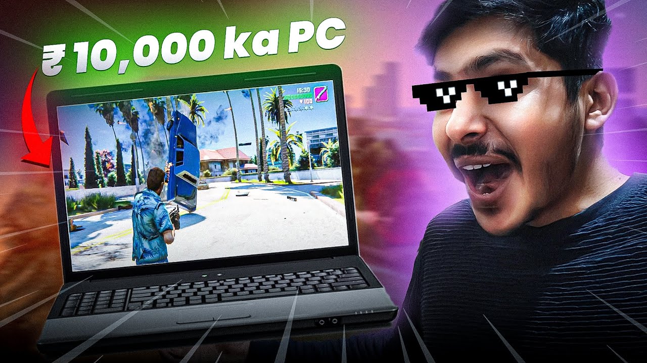 PLAYING GTA VICE CITY NEXTGEN EDITION ON ₹10,000 PC !!!!!!!!! - YouTube