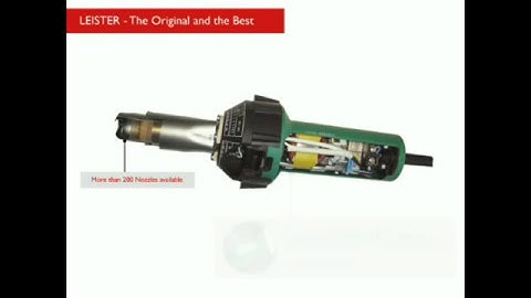 How To Use A Leister Triac ST Flooring / Welding Ultra Heat Gun Kit