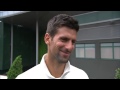 Novak Djokovic takes the Live @ Wimbledon quiz