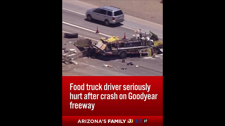 Food truck driver seriously hurt after rollover crash on Goodyear freeway