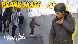 PRANK : elle piège un prof de skate !