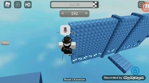 No jumping difficulty chart obby (192-193 stages)