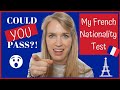 FRENCH NATIONALITY INTERVIEW | Could YOU have passed? Some of my French citizenship questions here!