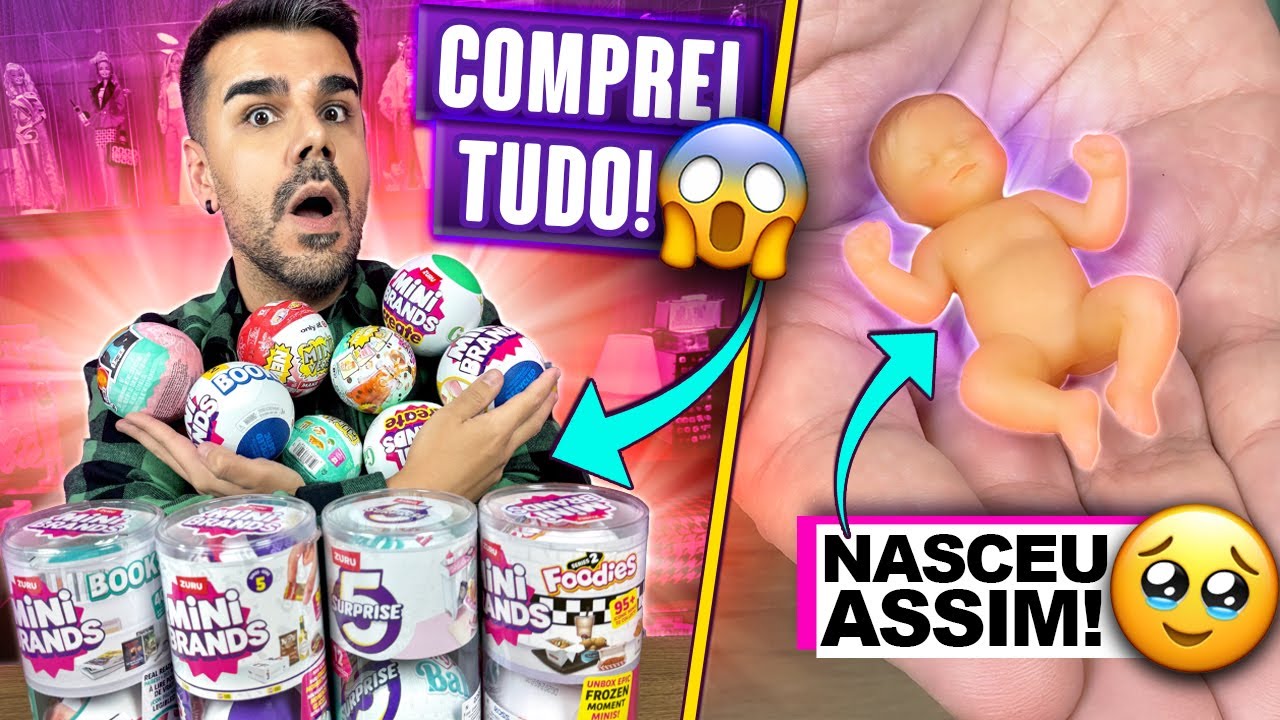ABRI AS BOLOTAS SURPRESA QUE COMPREI NOS ESTADOS UNIDOS: MINIVERSE E MINI BRANDS! - Titi Fabri