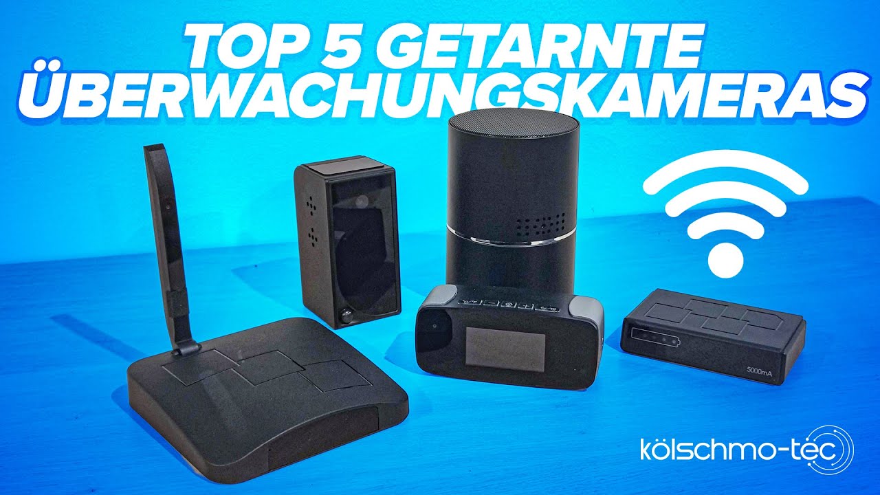 Top 5 Getarnte Überwachungskameras mit WLAN 2021 - YouTube