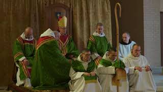 Bishop David Konderla ordains two brothers at Our Lady of Clear Creek Abbey