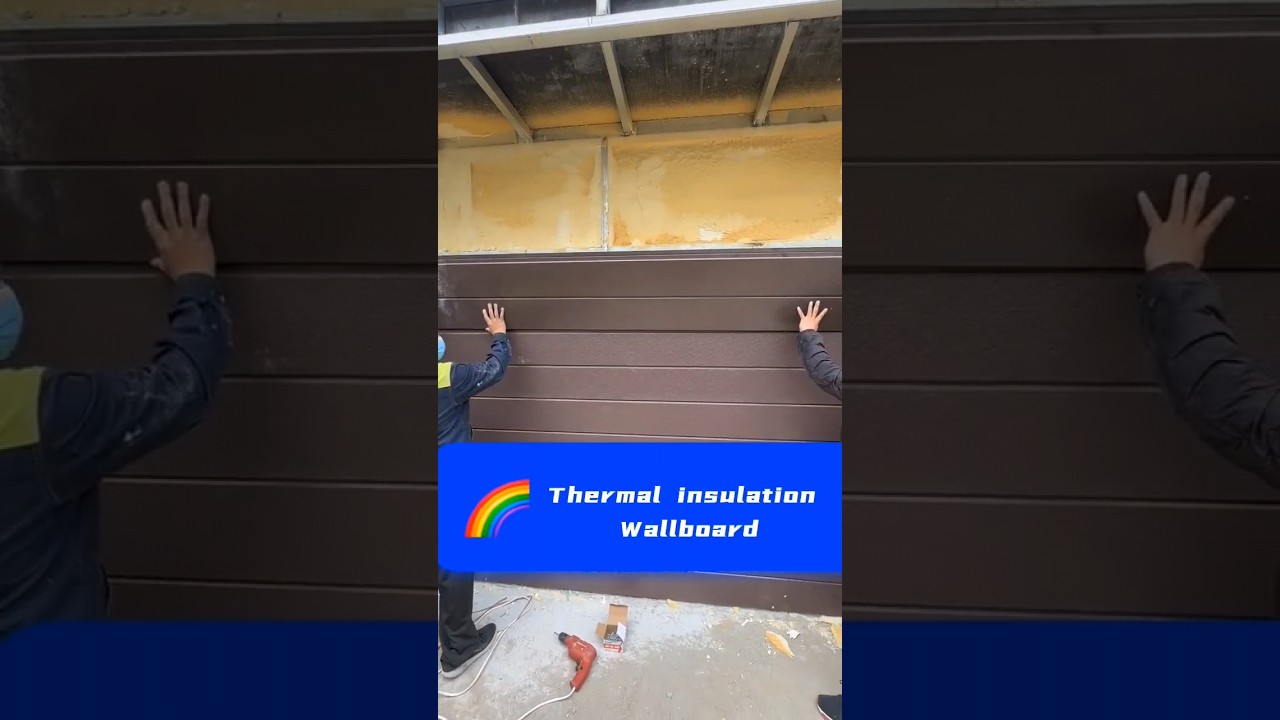 Fast install for steel structure houses. 