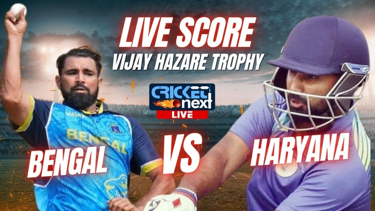 LIVE Bengal Vs Haryana Live Score BEN Vs HAR Live Updates Vijay live-bengal-vs-haryana-live-score-ben-vs-har-live-updates-vijay
