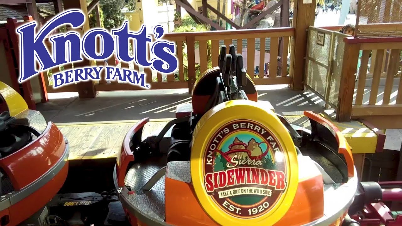 2019 Sierra Sidewinder Spinning Roller Coaster On Ride HD POV Knott's
