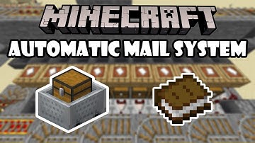Automatic Mail System in Minecraft (1.17.1 Java Edition)