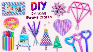 14 DIY Projects With Drinking Straws -Easy Crafts Using Recycled Materials