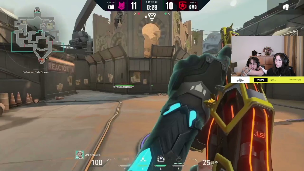 Tenz and Kyedae reacts to GMB Chronicle ace