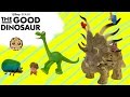 Disney Pixar The Good Dinosaur Movie Toys Arlo, Spot, Forrest Woodbush - Cookieswirlc Video