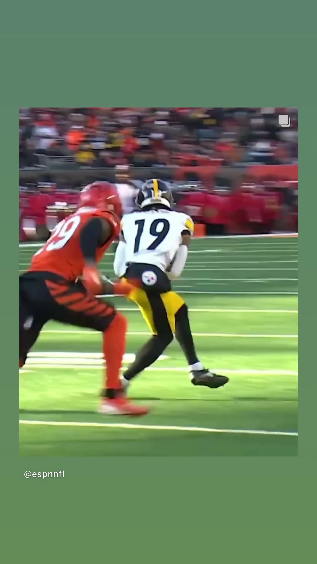 Biggest NFL hit this season #hoodnews #bengals #steelers #omg
