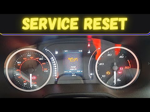 IVECO Daily Oil Light Flashing Service Reset procedure how to reset yourself via dash 2019 on