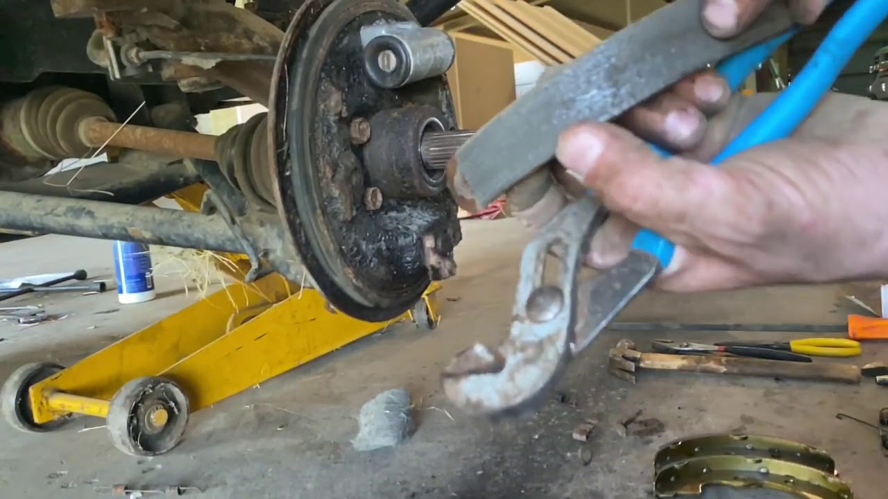 Front brake change - YouTube
