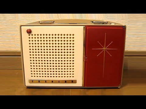 真空管ラジオ 東芝 PORTABLE Tube Radio 5PB-90 コンパニオンD