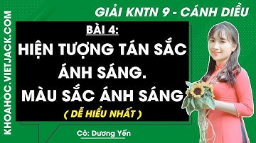 Khoa học tự nhiên 9 Bài 4: Hiện tượng tán sắc ánh sáng. Màu sắc ánh sáng - trang 24, 27 | Cánh diều