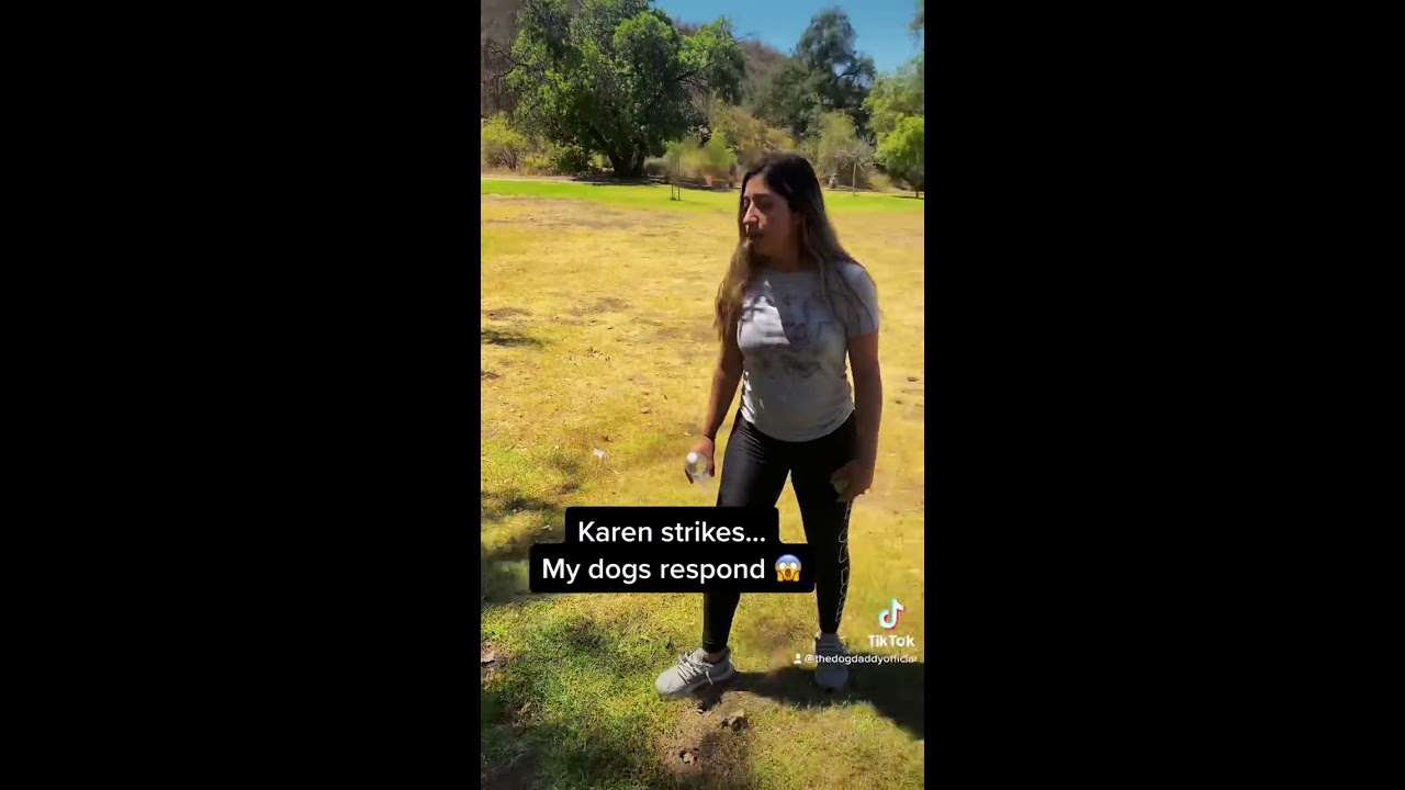 Karen Gets Put In Her Place By My Dogs 