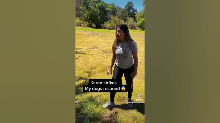 Karen Gets Put In Her Place By My Dogs.