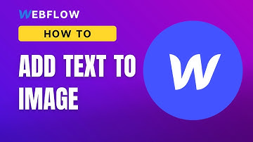 How to add text over image in Webflow - The easiest way