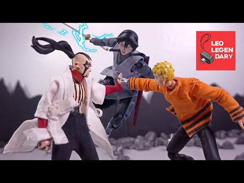 Naruto and Sasuke vs Jigen: Epic Battle - Stop-Motion
