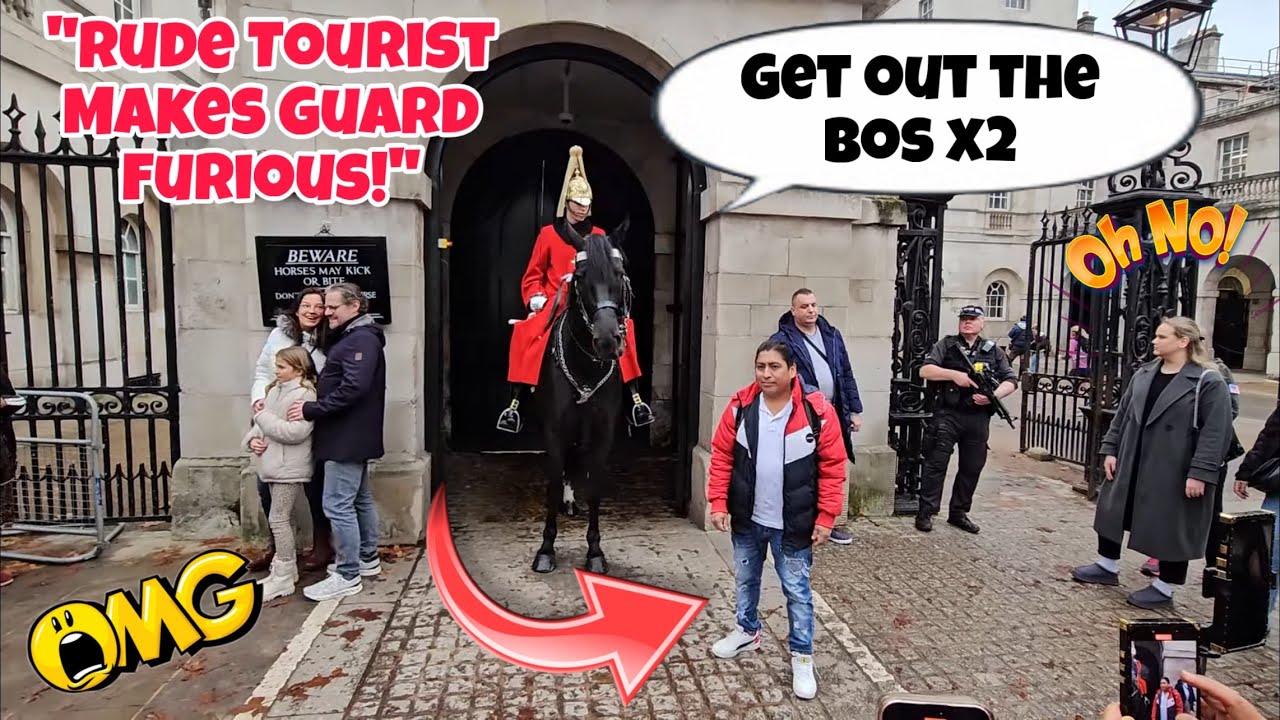   Rude Tourist Breaks the Rules… The King’s Guard Responds!"