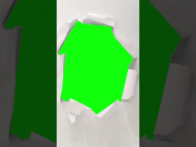 Paper Transitions Green screen with SFX class=