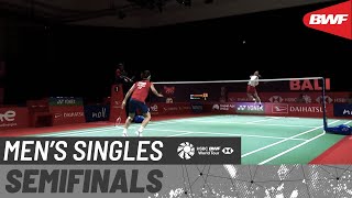 DAIHATSU Indonesia Masters 2021 | Kento Momota (JPN) [1] vs Chou Tien Chen (TPE) [4] | SF