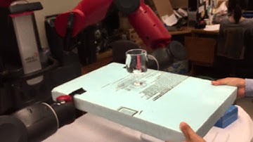 Testing human-robot cooperative manipulation on Baxter robot