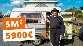 This RETIREE lives alone in a MINICARAVAN!