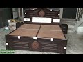 Double bed with storage box  box bed