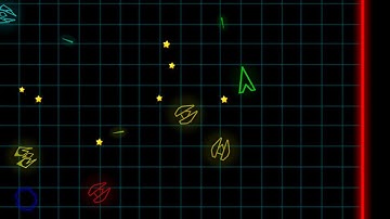 Neon Space Fighter. Fun unity project template. Check the link in the description