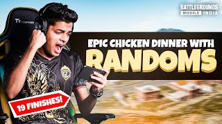 19 FINISHES WITH CHICKEN DINNER | RANDOMS GAMEPLAY | BGMI screenshot 4