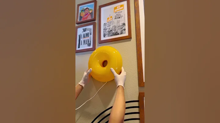 IKEA Find, VARMBLIXT | Decorating My Home With Art & A Donut Lamp #varmblixt #ikea #ikeafinds