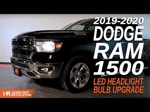 HR Tested: 702% Brighter LED Headlight Bulbs 2019-2020 Ram 1500