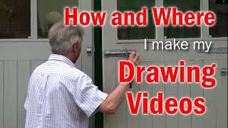 How and Where I make my Drawing Videos