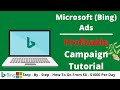 Microsoft Bing Ads Tutorial - How To Setup A Profitable Bing Ads Campaign 2021 - Step by Step