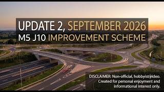 New slip roads houses demolished ready for J10 M5 upgrade