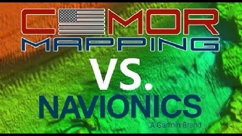 CMOR VS NAVIONICS/ Garmin  | Side by Side Comparison Shaded Relief | Which is Better?
