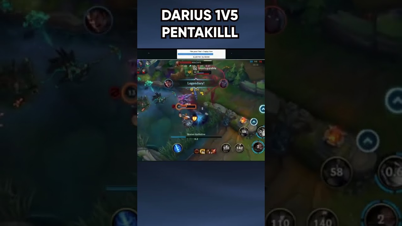 DARIUS 1 VS 5 PENTAKILL WildRift