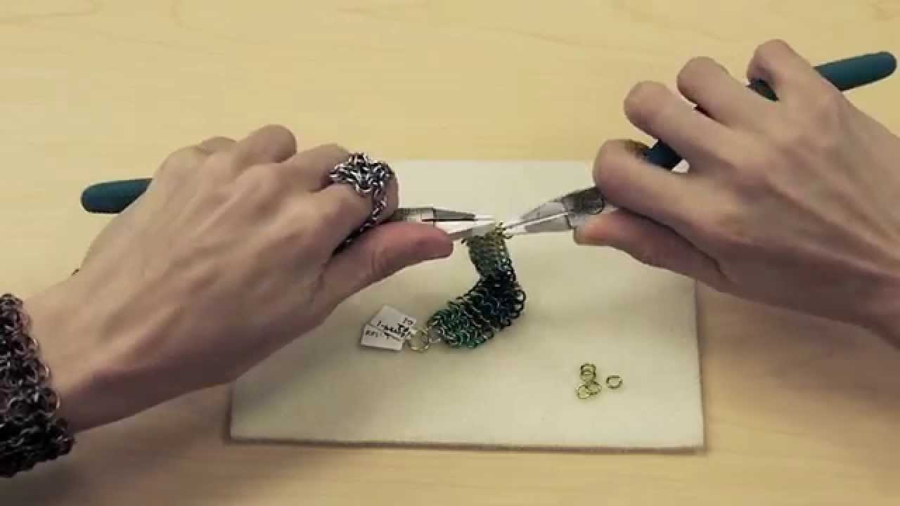 How to Hold Your Chainmaille While Working (chainmaille making tips ...