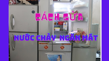 Cách Sửa Tủ Lạnh Chảy  Nước Ở Ngăn Mát Ra Sàn Nhà Đơn Giản.