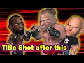 Leon vs Brock Lesnar - 10 in a Row then Title Shot