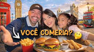 TUDO QUE COMEMOS EM UM DIA EM LONDRES 😱🍟