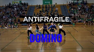 [ KPOP IN SCHOOL ]  ANTIFRAGILE +  Domino | Winter Pep Rally | RHS KPOP CLUB