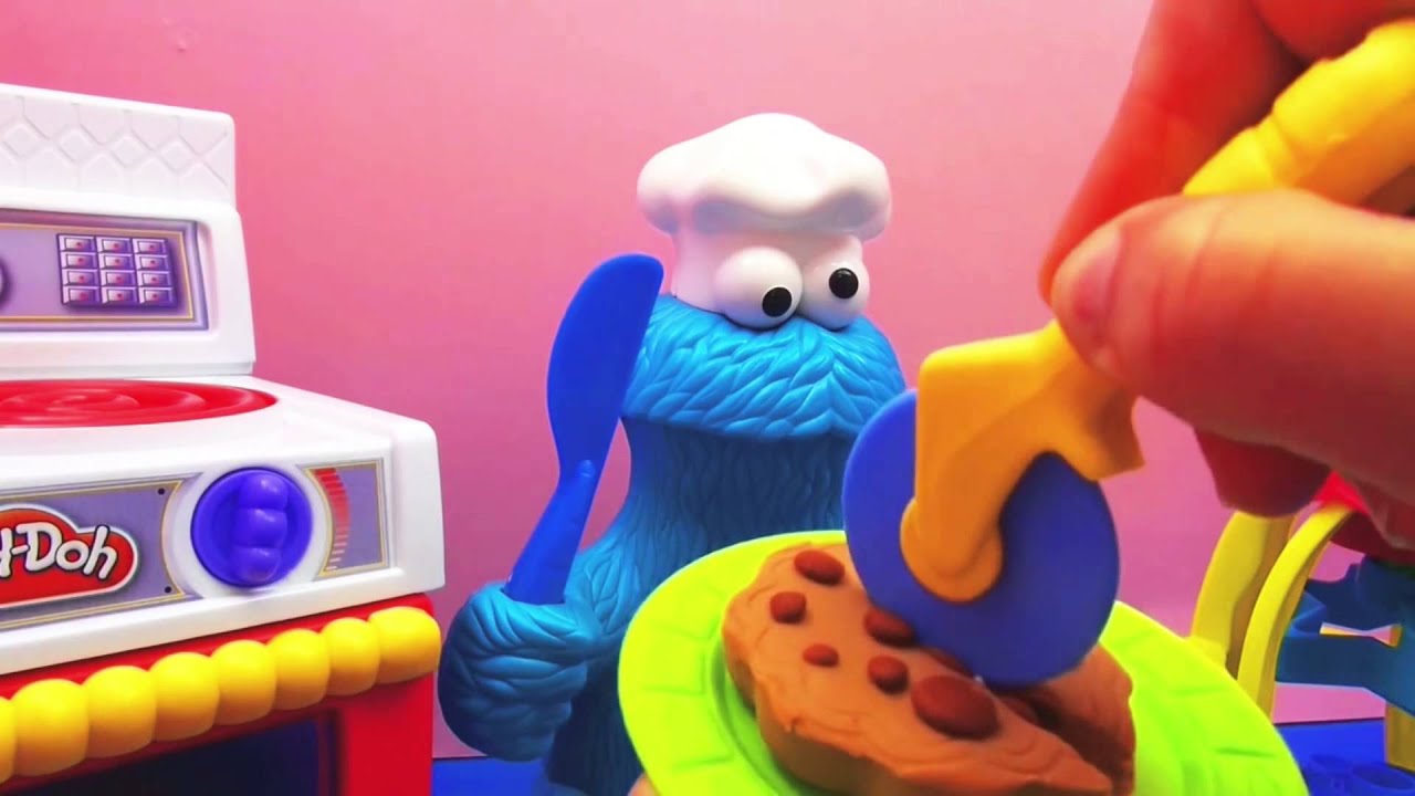 Play Doh Kurabiye Canavarı Cookie Monster yemek yapımı izle 2.Bölüm